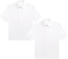 White dress shirt on a white background