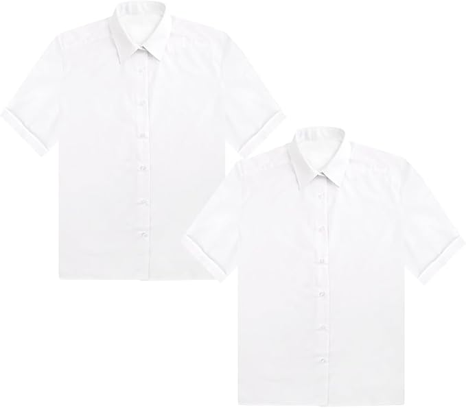 White dress shirt on a white background
