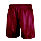 Maroon PE shorts for school sports uniform
